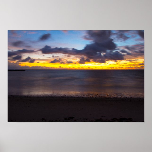 Sunrise at Jetty Park, Fort Pierce, Florida Poster (Vorne)