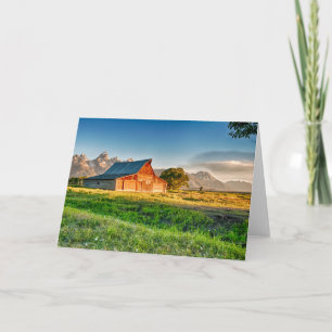 Sunrise at Moulton Barn Karte