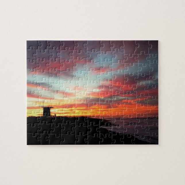 Sunrise at Newport Beach, CA Puzzle (Horizontal)