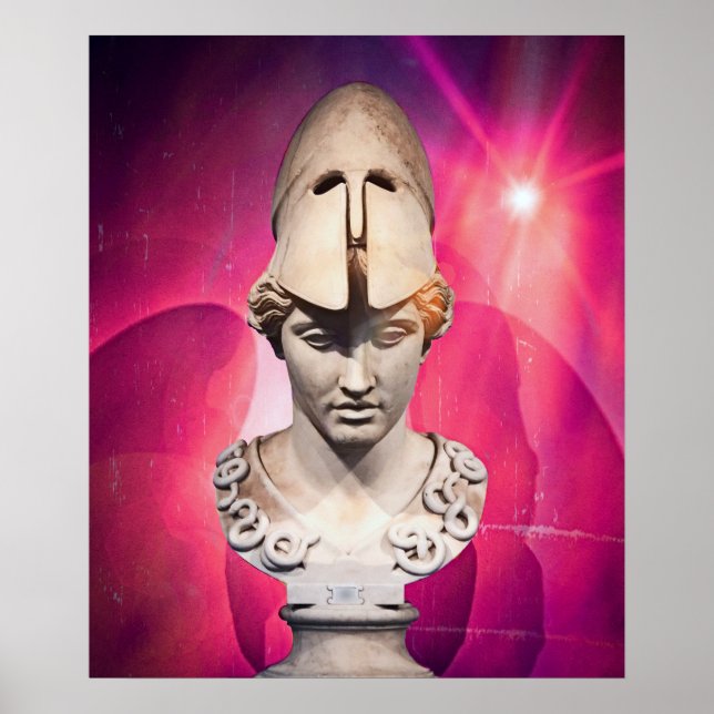 Sunrise Berlin Statue Poster (Vorne)