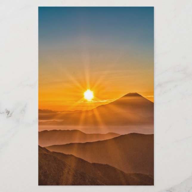 Sunrise Briefpapier (Vorderseite)
