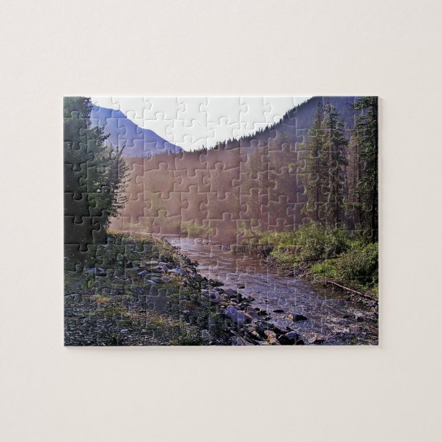 Sunrise Cameron Creek Waterton Park, Canada Puzzle (Horizontal)