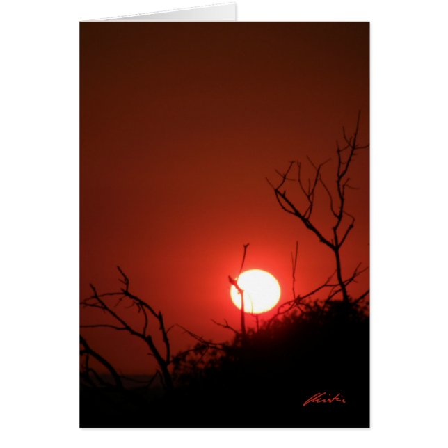 Sunrise Card (Vorne)