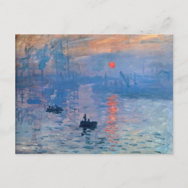 Sunrise - Claude Monet Postkarte (Vorderseite)