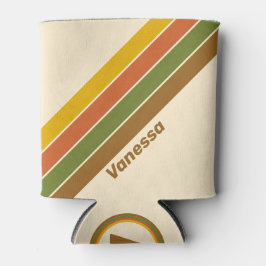 Sunrise Clover Stripes with Name Dosenkühler