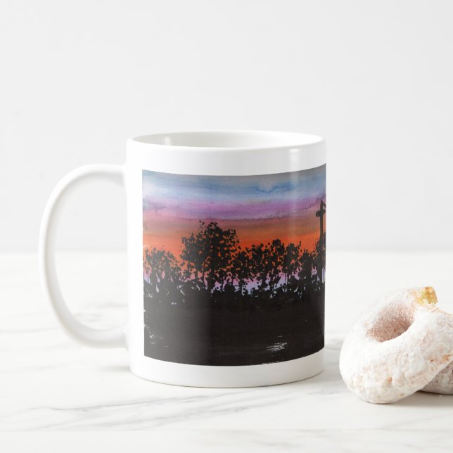 Sunrise Coffee Cup Kaffeetasse (Mit Donut)