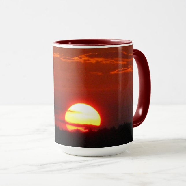 Sunrise Coffee Tasse (VorderseiteRechts)