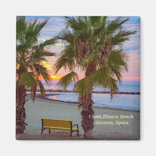 Sunrise, Costa Blanca Beach, Spanien Magnet