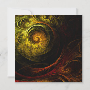 Sunrise Floral Red Abstrakte Kunst