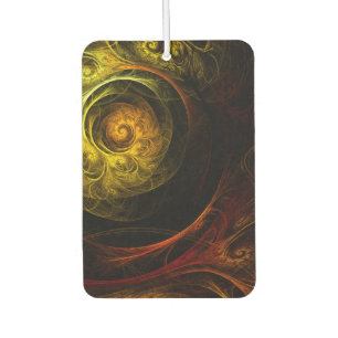 Sunrise Floral Red Abstrakte Kunst Autolufterfrischer