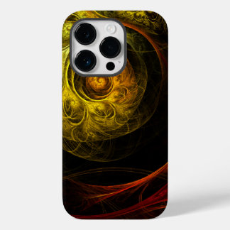 Sunrise Floral Red Abstrakte Kunst Case-Mate iPhone 14 Pro Hülle