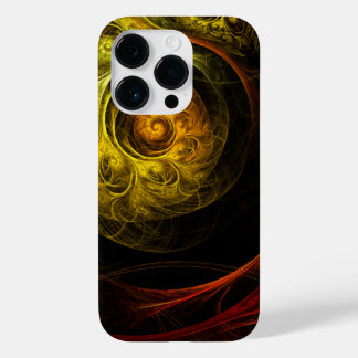 Sunrise Floral Red Abstrakte Kunst Case-Mate iPhone 14 Pro Hülle