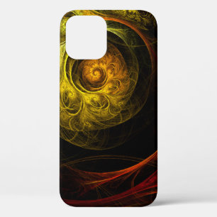 Sunrise Floral Red Abstrakte Kunst Case-Mate iPhone Hülle
