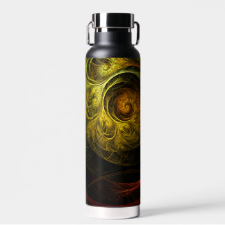 Sunrise Floral Red Abstrakte Kunst Trinkflasche