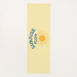 Sunrise Flow Retro Sunshine Graphic Print Vinyasa Yogamatte