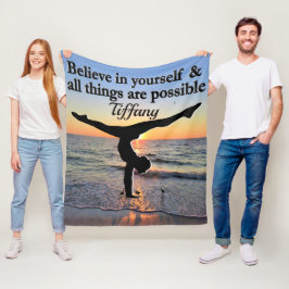 SUNRISE FOTO GYMNASTICS FLEECKET FLEECEDECKE