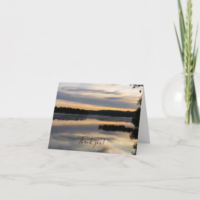 Sunrise Glory Dankeschön Card Dankeskarte (Vorderseite)