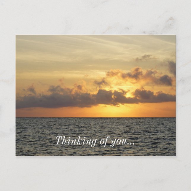 Sunrise Glory Folly Beach Postkarte (Vorderseite)