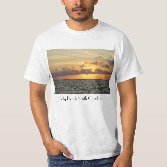 Sunrise Glory Folly Beach T - Shirt (Vorderseite)