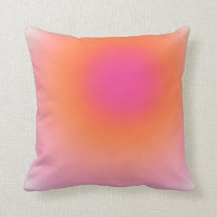 Sunrise Gradient - Beige rosa Orange Kissen