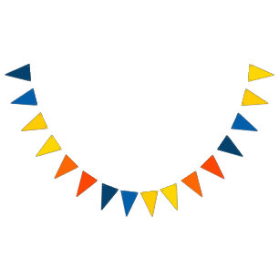 Sunrise Gradient Thema Dreiecksbanner Wimpelkette