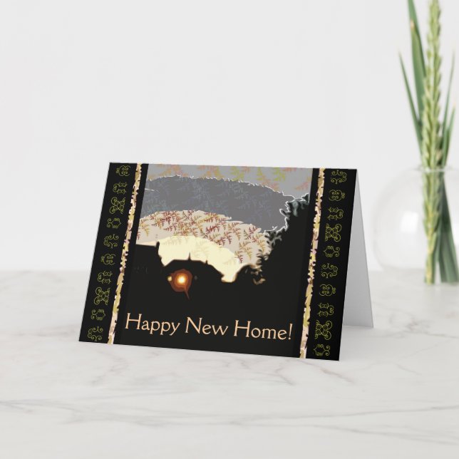 Sunrise Happy New Zuhause Ankündigung (Vorderseite)