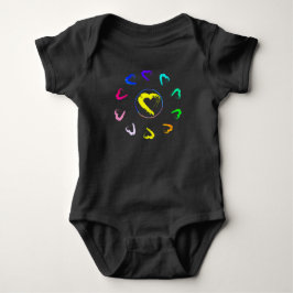 Sunrise Hearts Baby Bodysuit Strampler
