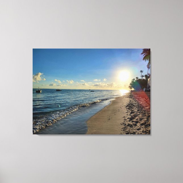 SUNRISE IN BAVARO LEINWANDDRUCK (Vorderseite)