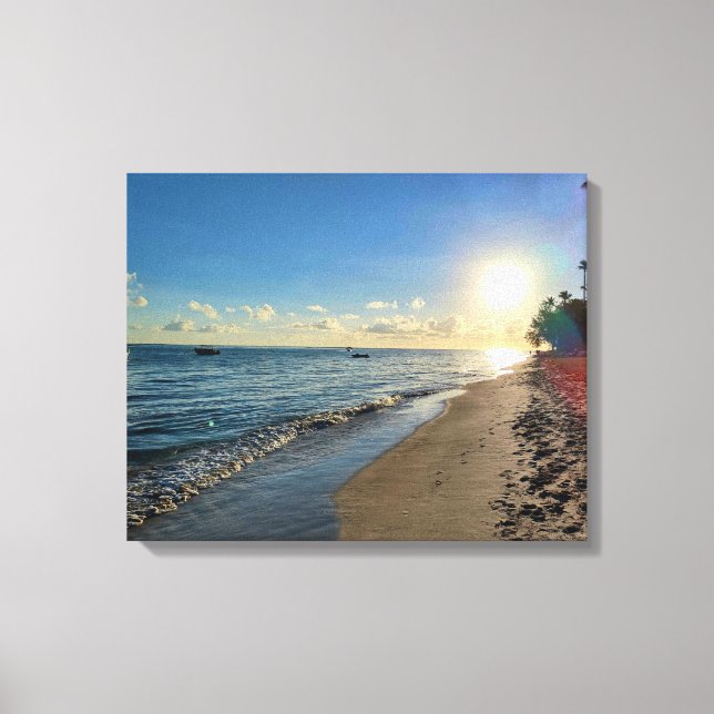 SUNRISE IN BAVARO LEINWANDDRUCK (Vorderseite)