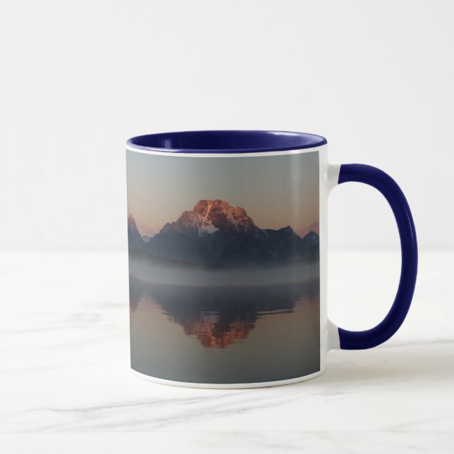 Sunrise in Jackson Dam Grand Teton Nationalpark Tasse (Rechts)