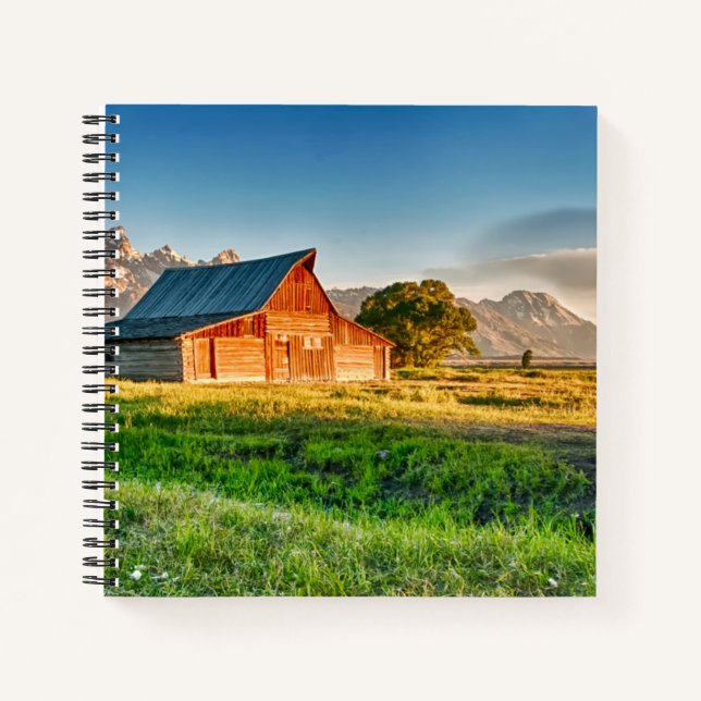 Sunrise in Moulton Barn Notizbuch (Vorderseite)