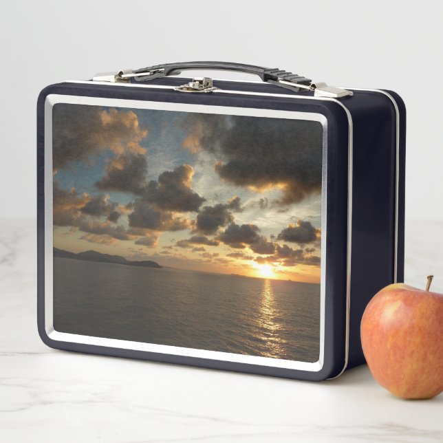 Sunrise in St. Thomas I US Virgin Islands Metall Brotdose (Beispiel)