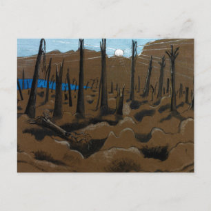 Sunrise, Inverness Copse von Paul Nash (1918) Postkarte