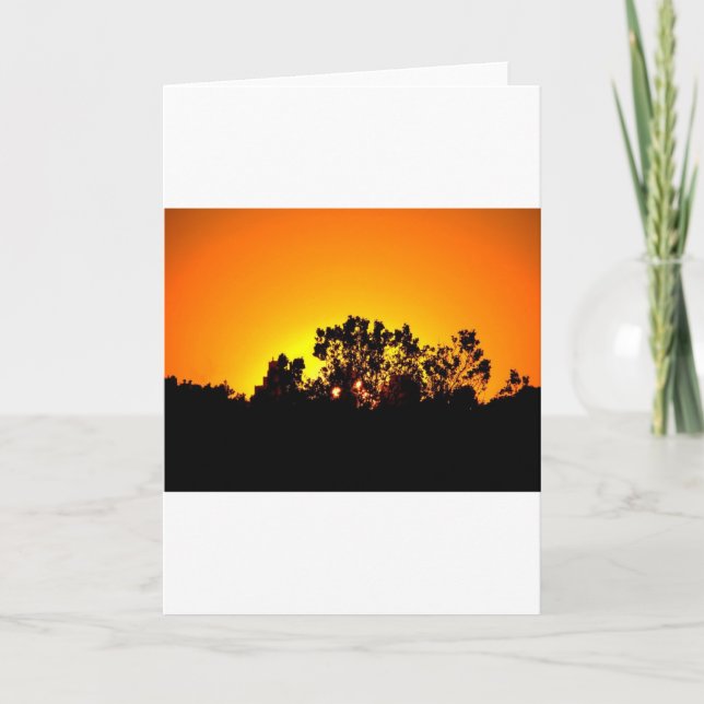 Sunrise Karte (Vorderseite)