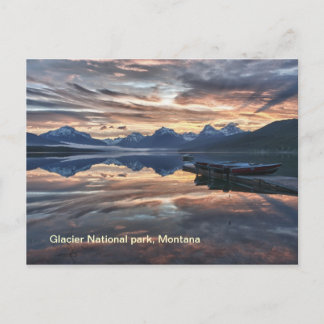 Sunrise Lake Mcdonald Postkarte