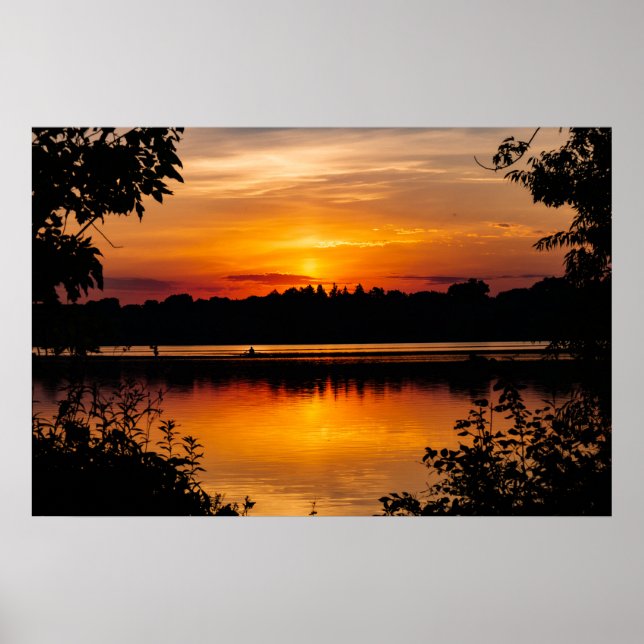 "Sunrise Lake" Poster/Wand-Dekoration Poster (Vorne)