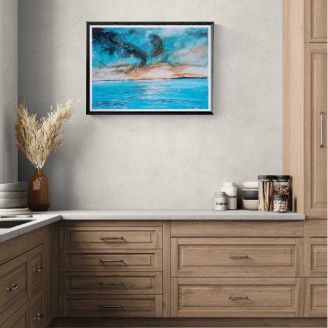 Sunrise Landscape Painting Poster (Von Creator hochgeladen)