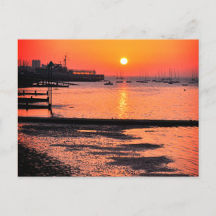 Sunrise, Leigh-on-sea, Essex, England, Vereinigtes Postkarte