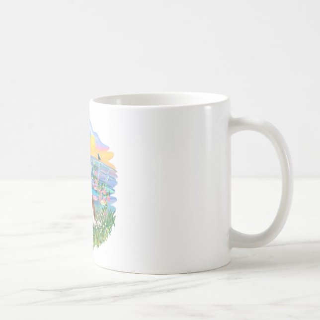 Sunrise Lilies - Blenheim Cavalier Tasse (Rechts)