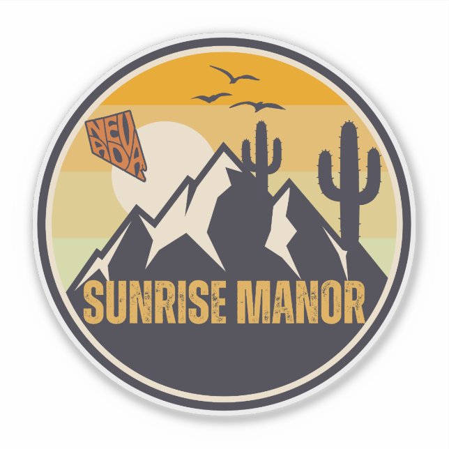 Sunrise Manor, Nevada Aufkleber (Vorderseite)