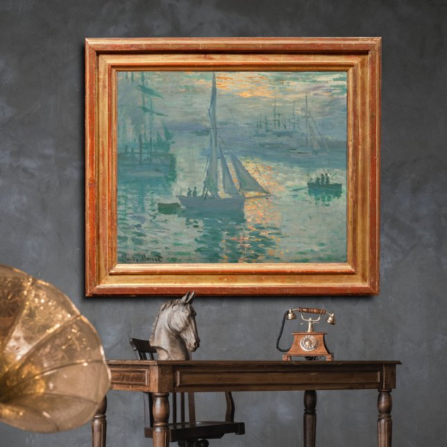 Sunrise (Marine) von Claude Monet Poster (Von Creator hochgeladen)