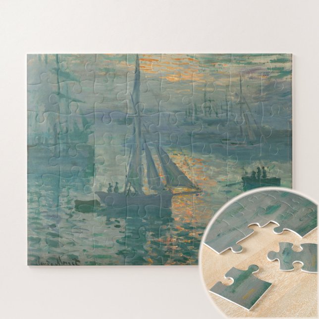 Sunrise (Marine) von Claude Monet Puzzle (Von Creator hochgeladen)
