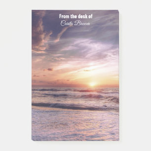 "Sunrise" Mit Monogramm Post-it-Notizen Post-it Klebezettel