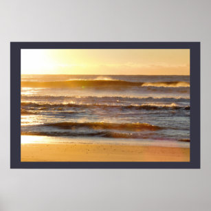 Sunrise Ocean Foto Poster