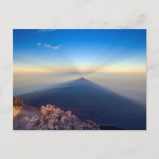 Sunrise of Mount Teide card Postkarte