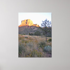 Sunrise on Casa Grande, BBNP, Texas Leinwanddruck