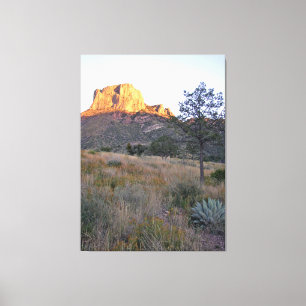Sunrise on Casa Grande, BBNP, Texas Leinwanddruck