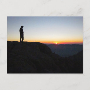 Sunrise on Mt Whitney 2 - John Muir Trail Postkarte