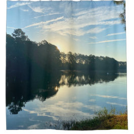 Sunrise Over A Georgia Lake Duschvorhang