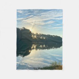 Sunrise Over A Georgia Lake Fleecedecke